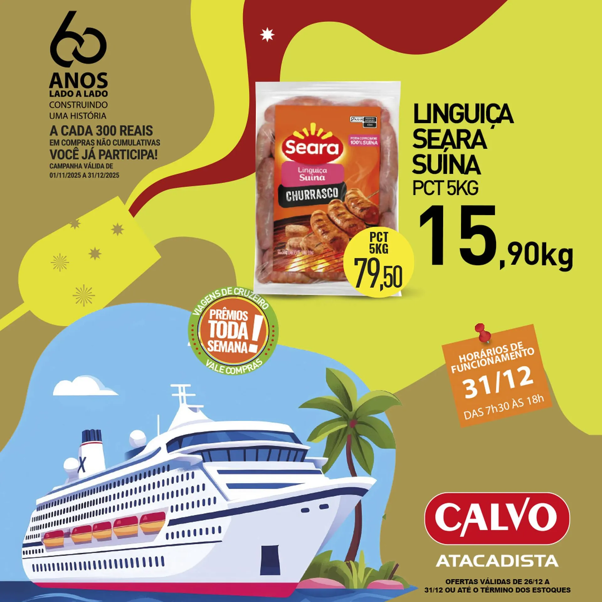 Encarte de Folheto Calvo Atacadista 26 de dezembro até 31 de dezembro 2025 - Pagina 5