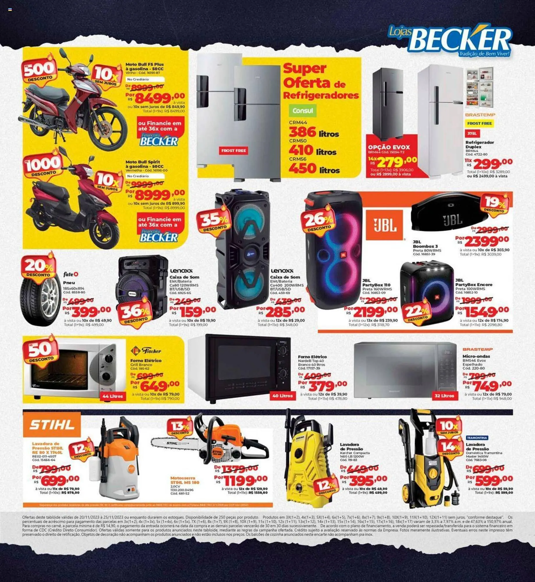 Encarte de Catálogo Lojas Becker 20 de novembro até 25 de novembro 2023 - Pagina 3