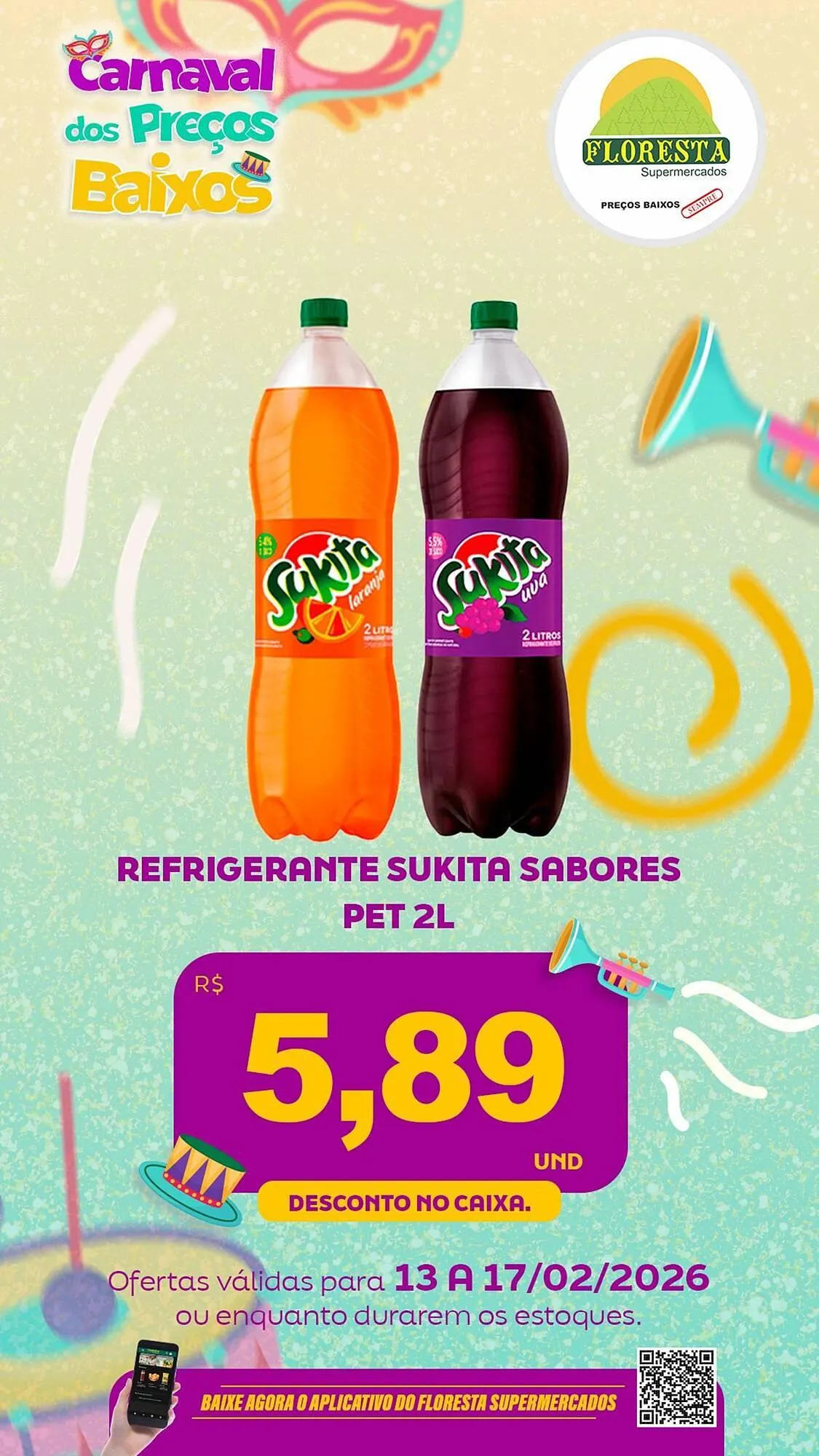 Encarte de Catálogo Floresta Supermercados 13 de fevereiro até 17 de fevereiro 2026 - Pagina 24