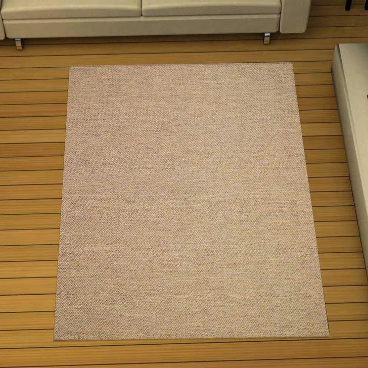 Tapete New Bouclê Retangular Poliéster (150x200cm) Havana