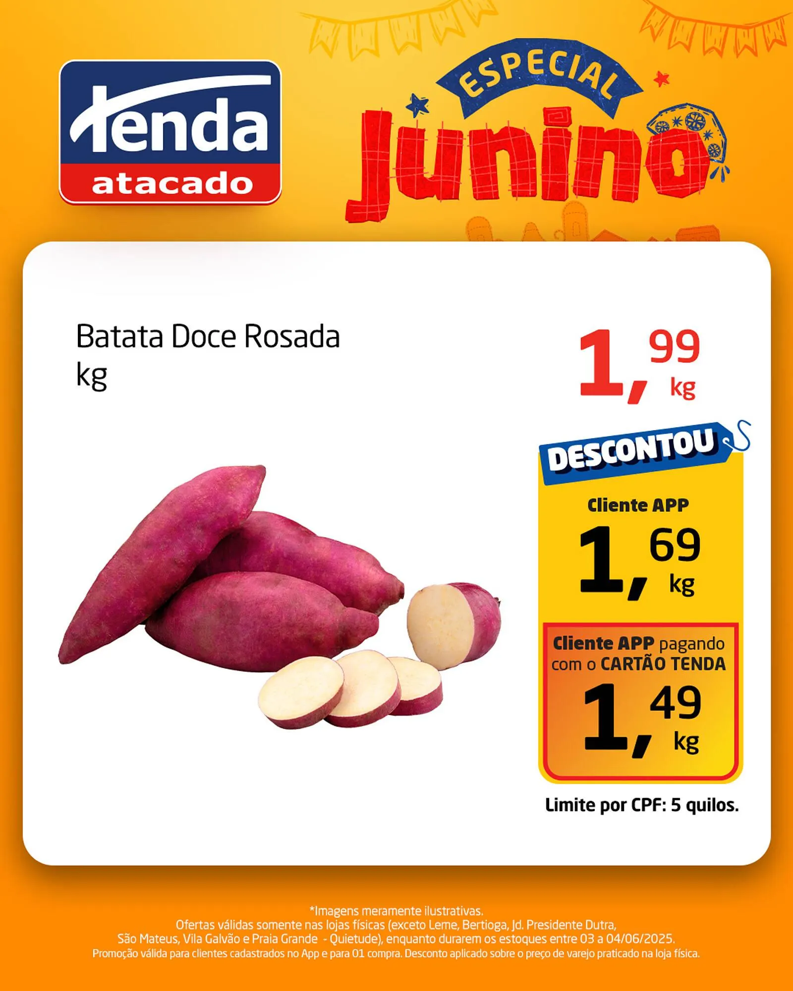 Encarte de Catálogo Tenda Atacado 3 de junho até 4 de junho 2025 - Pagina 1