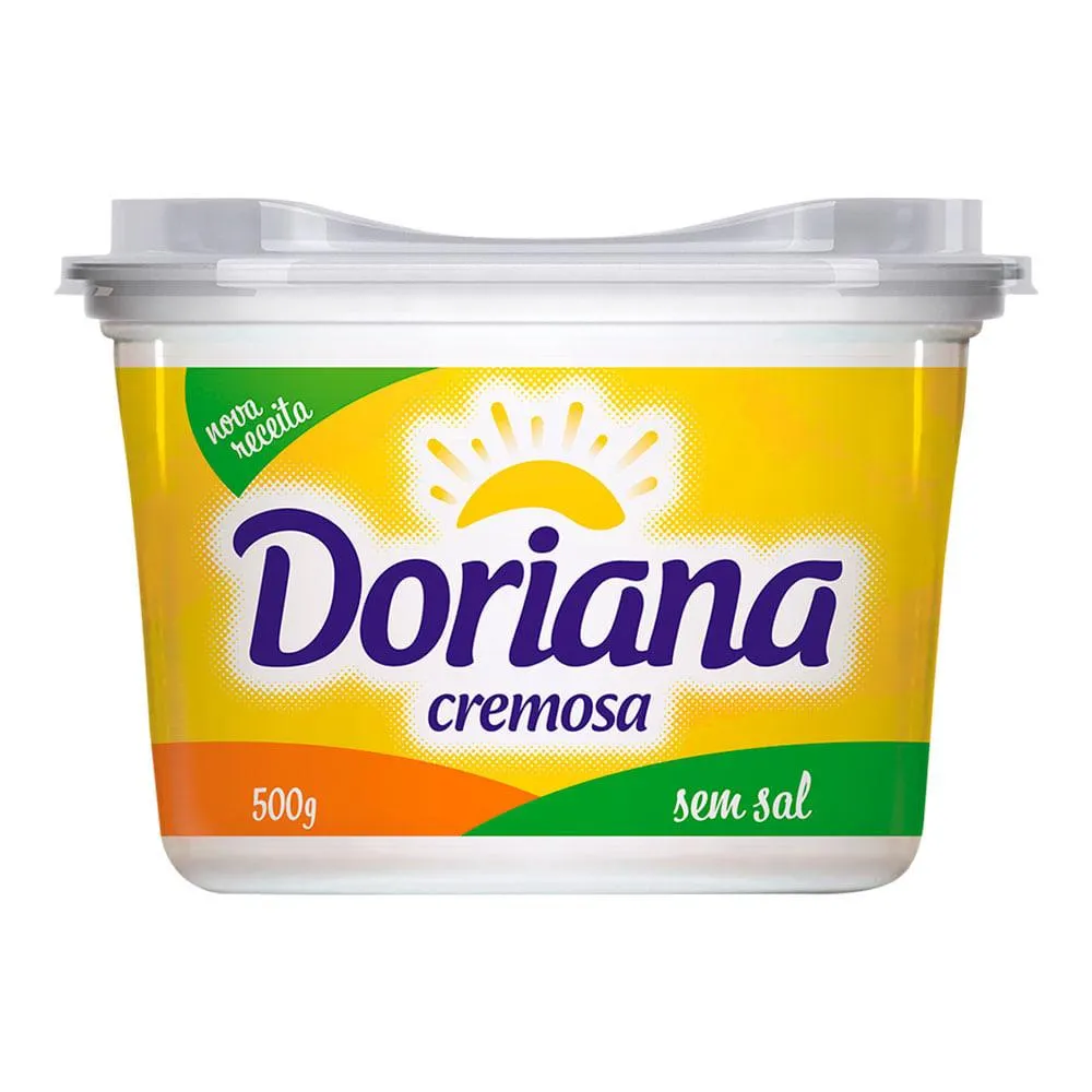 Margarina cremosa sem sal Doriana 500g