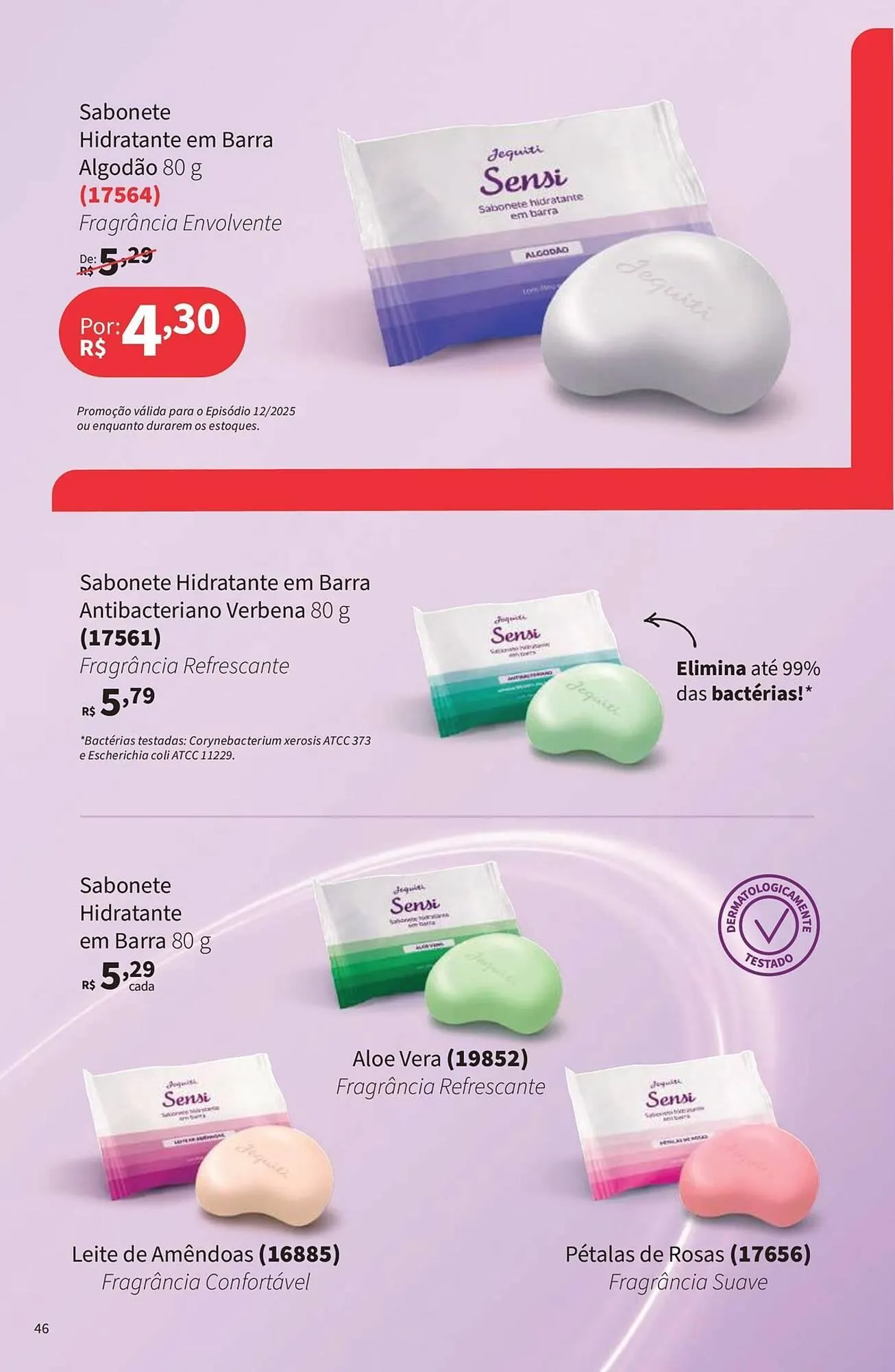 Encarte de Catálogo Jequiti 25 de agosto até 31 de dezembro 2025 - Pagina 46