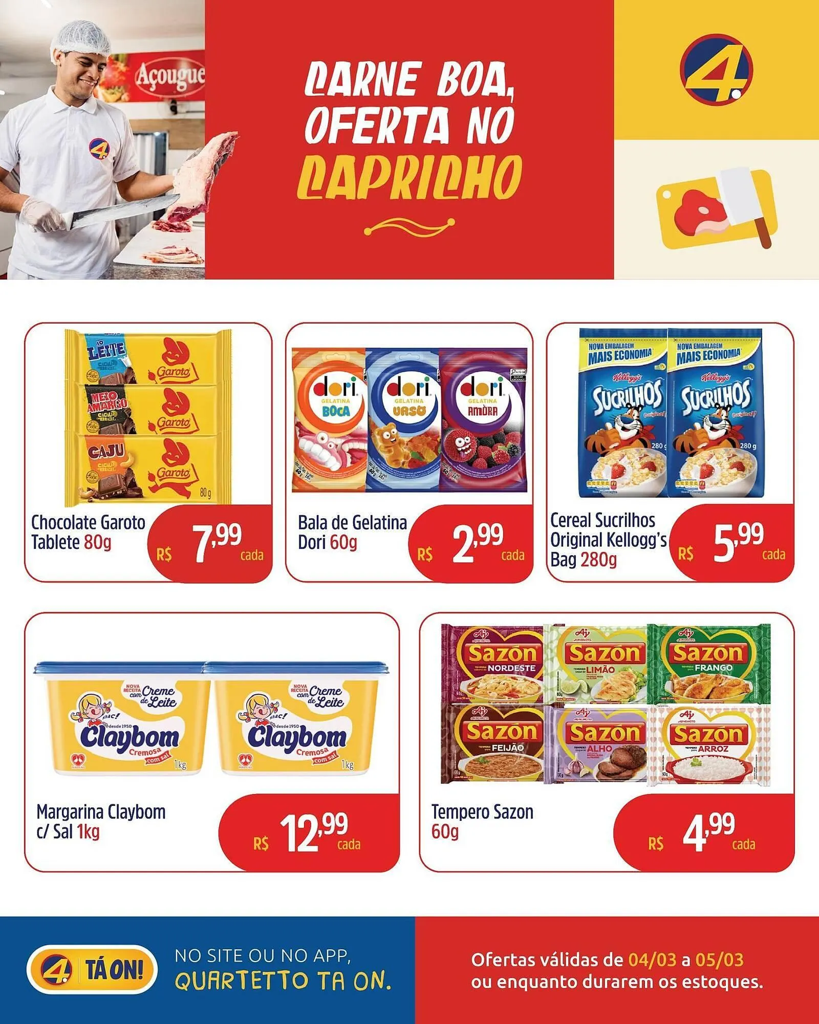 Encarte de Catálogo Quartetto Supermercados 4 de março até 5 de março 2026 - Pagina 4