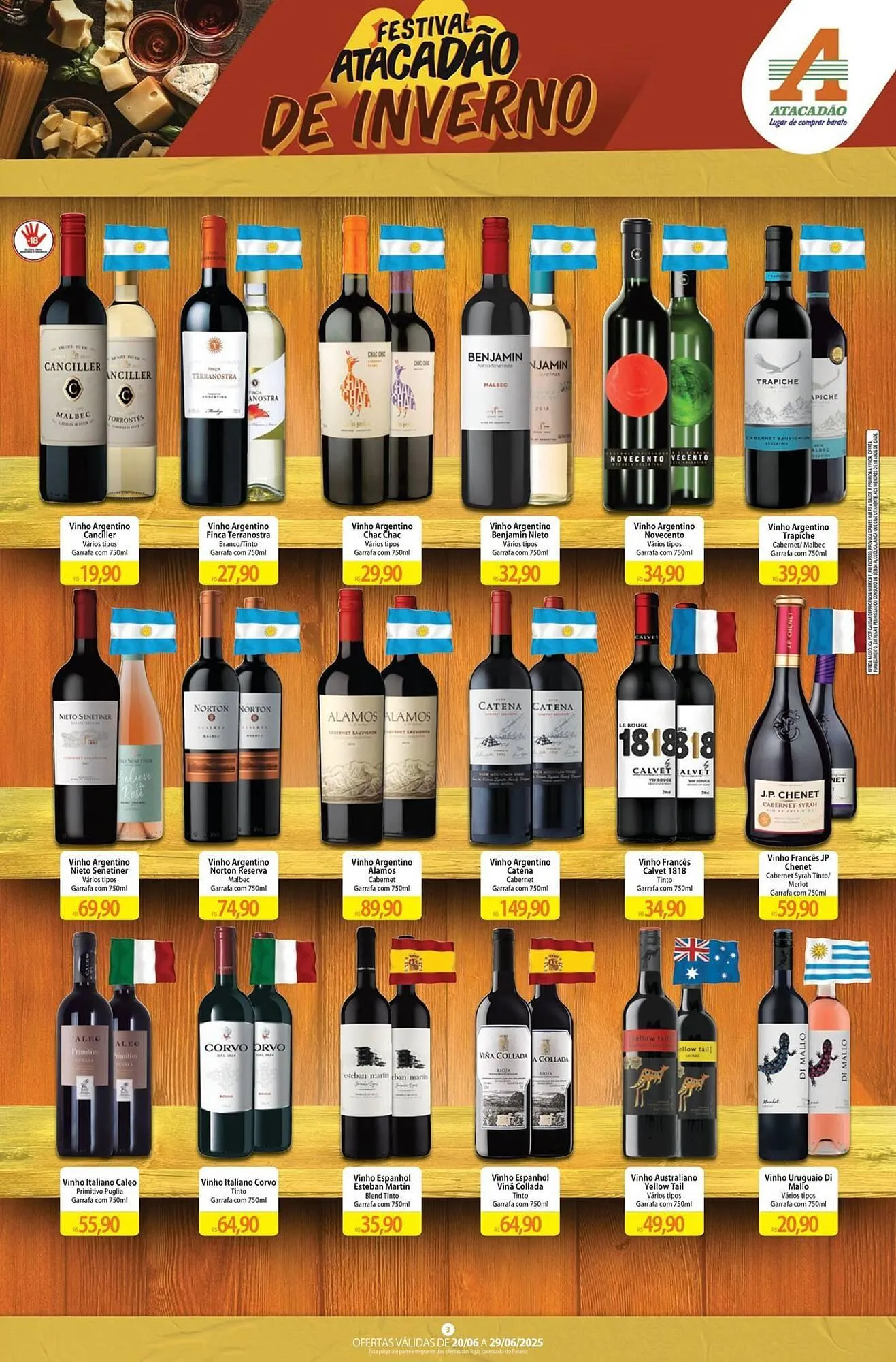 Encarte de Catálogo Atacadão 20 de junho até 29 de junho 2025 - Pagina 3