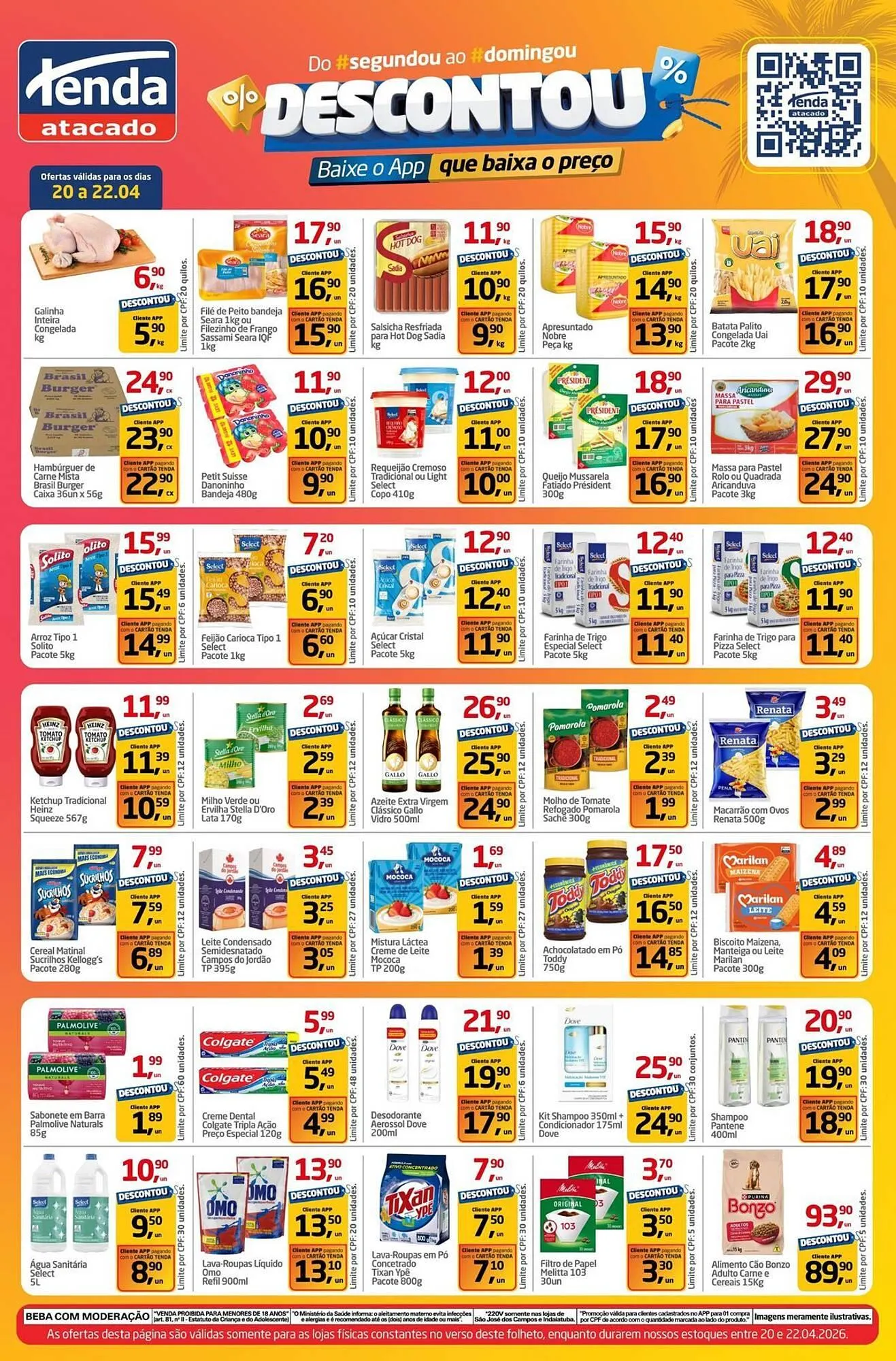 Encarte de Folheto Tenda Atacado 20 de abril até 22 de abril 2026 - Pagina 3