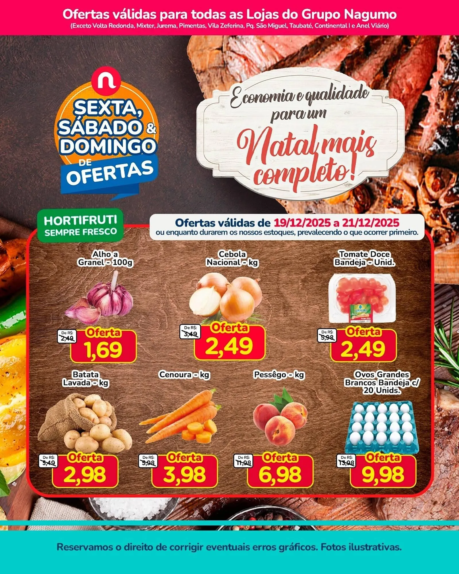 Encarte de Folheto Nagumo 19 de dezembro até 21 de dezembro 2025 - Pagina 1