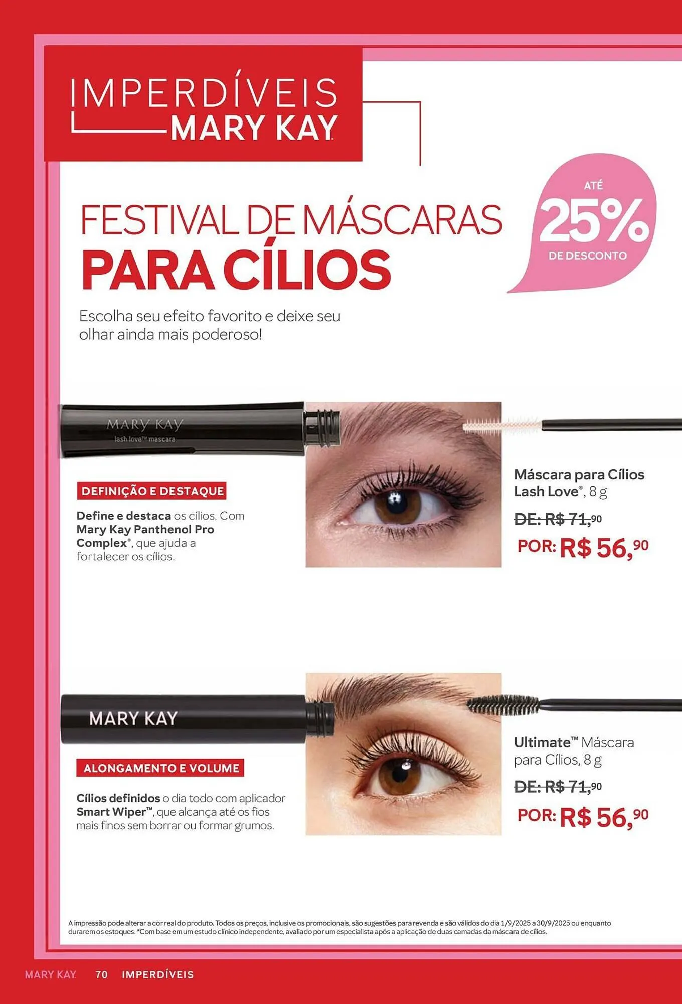 Encarte de Revista Mary Kay 5 de setembro até 30 de setembro 2025 - Pagina 70