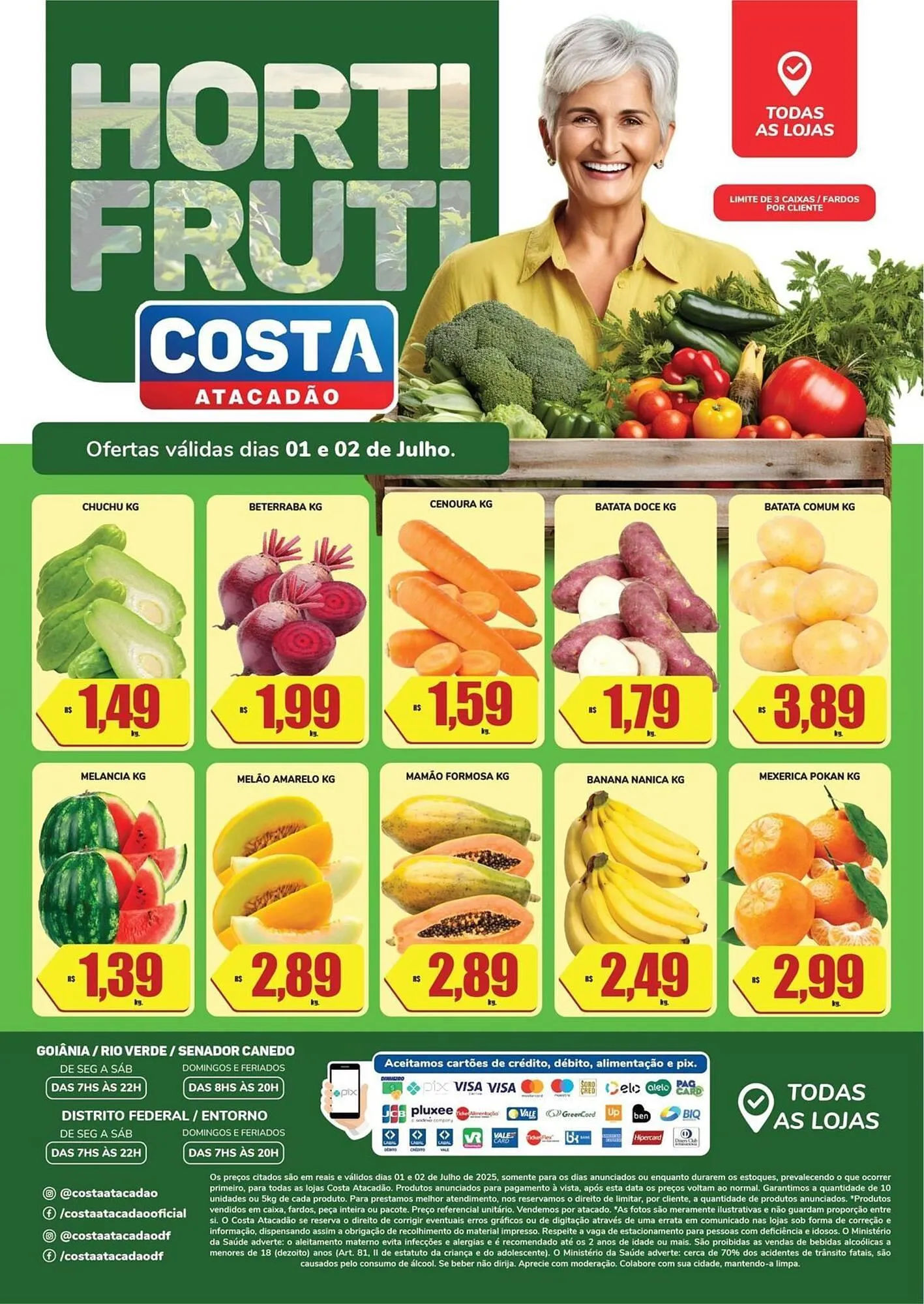 Encarte de Catálogo Costa Atacadão 1 de julho até 2 de julho 2025 - Pagina 1