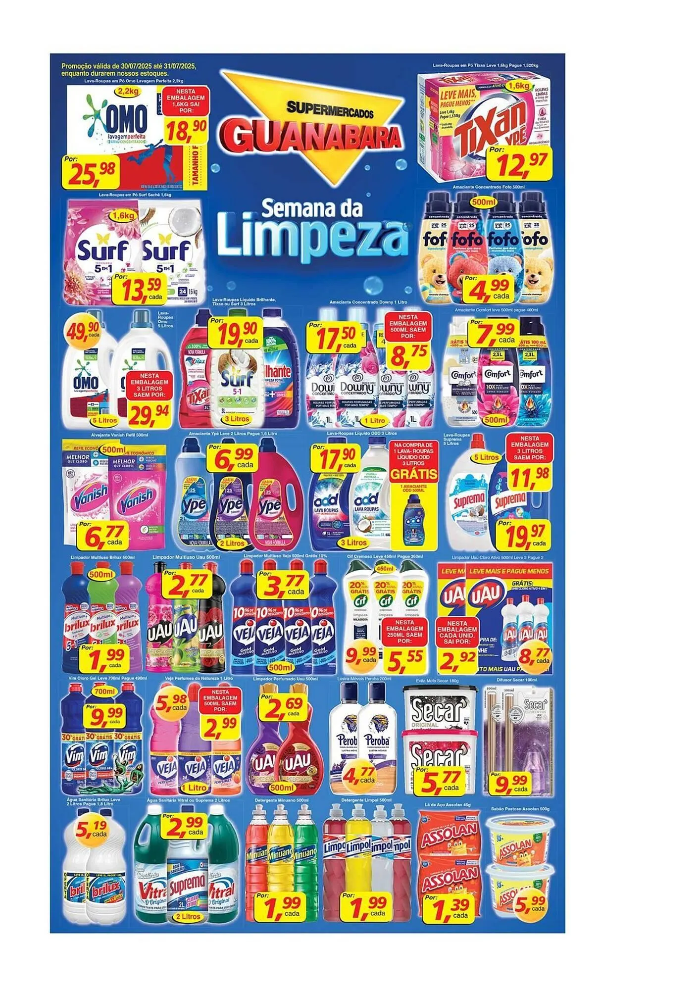Encarte de Catálogo Supermercados Guanabara 30 de julho até 31 de julho 2025 - Pagina 12