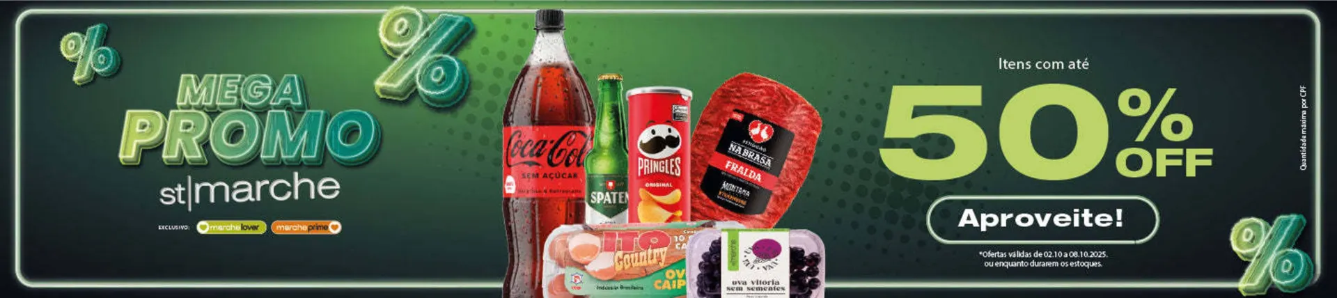 Encarte de Tabloide St Marche 6 de outubro até 8 de outubro 2025 - Pagina 1