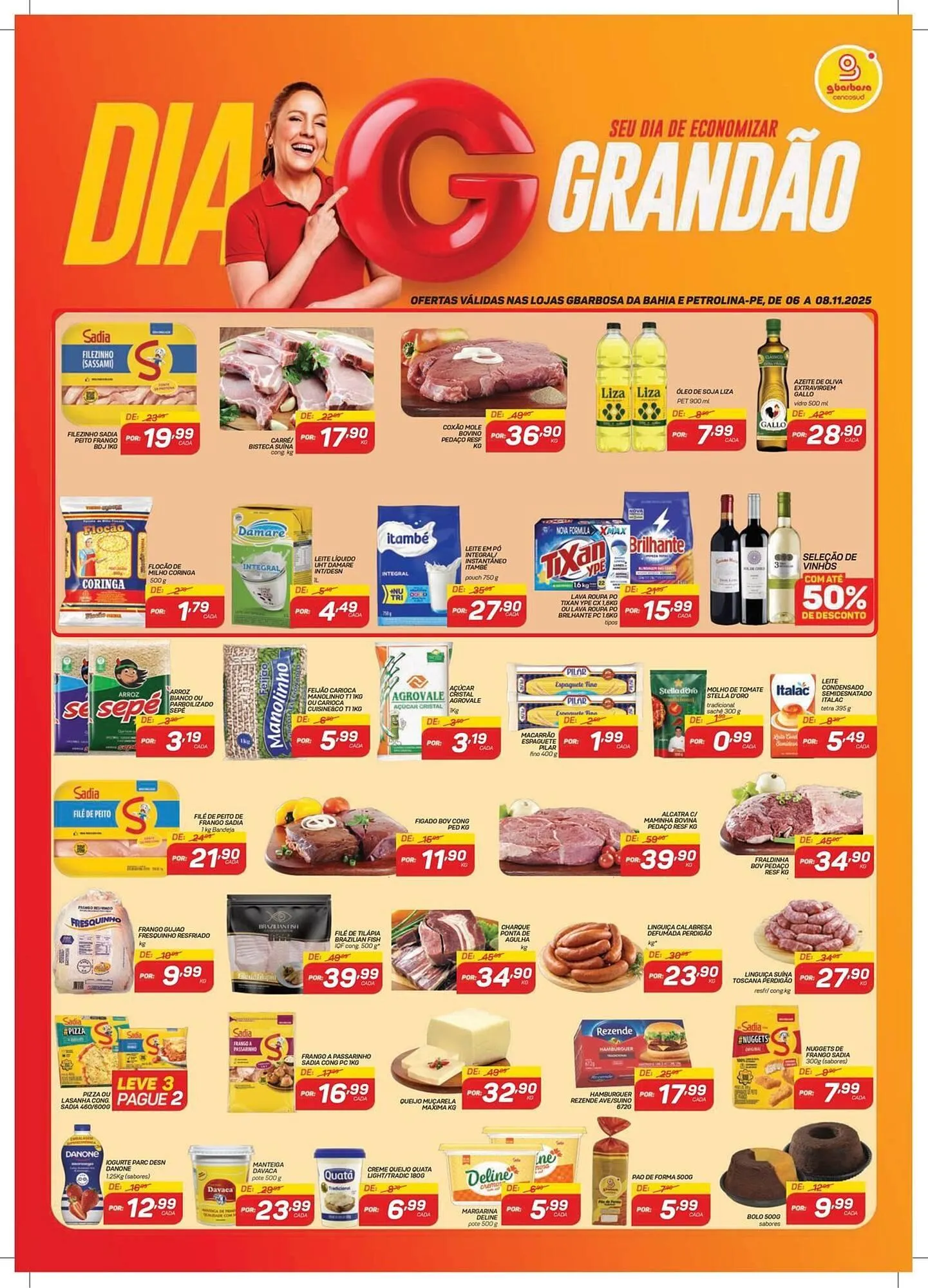 Encarte de Encarte GBarbosa 6 de novembro até 8 de novembro 2025 - Pagina 1