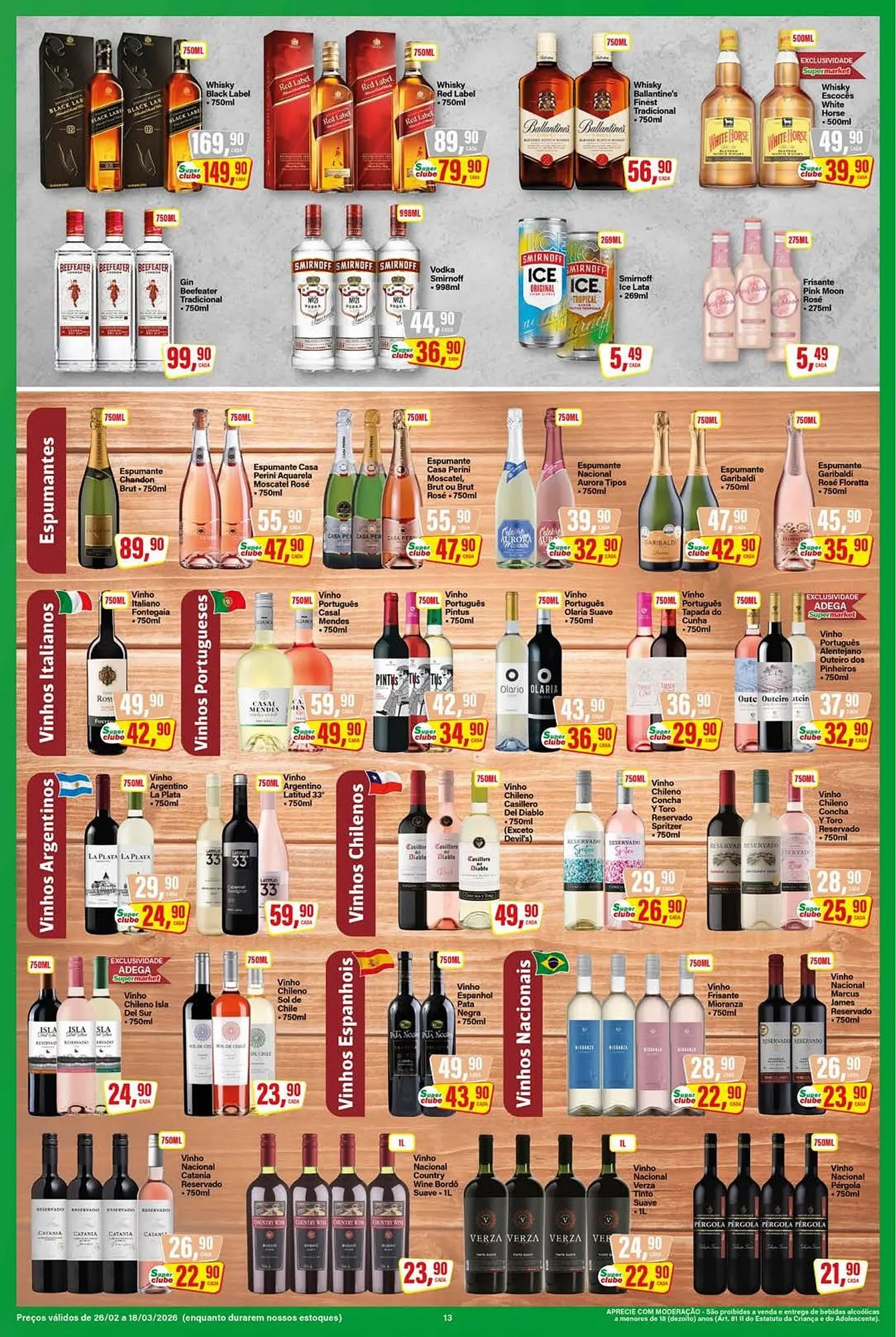 Encarte de Encarte Rede Supermarket 26 de fevereiro até 18 de março 2026 - Pagina 13