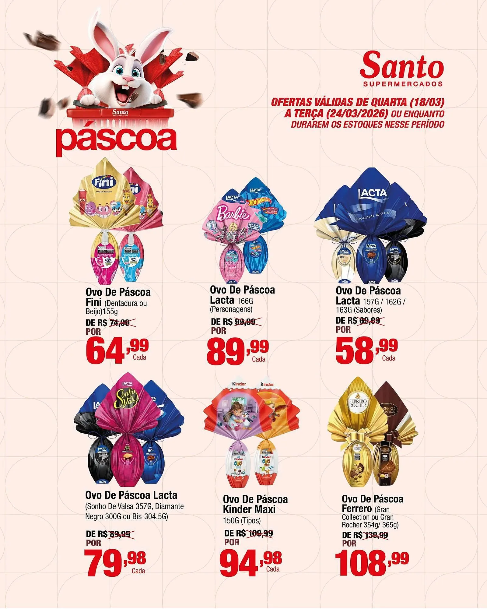 Encarte de Catálogo Santo Supermercados 18 de março até 24 de março 2026 - Pagina 3