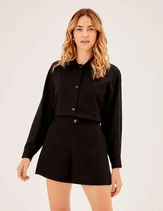 Camisão Recorte Bolso