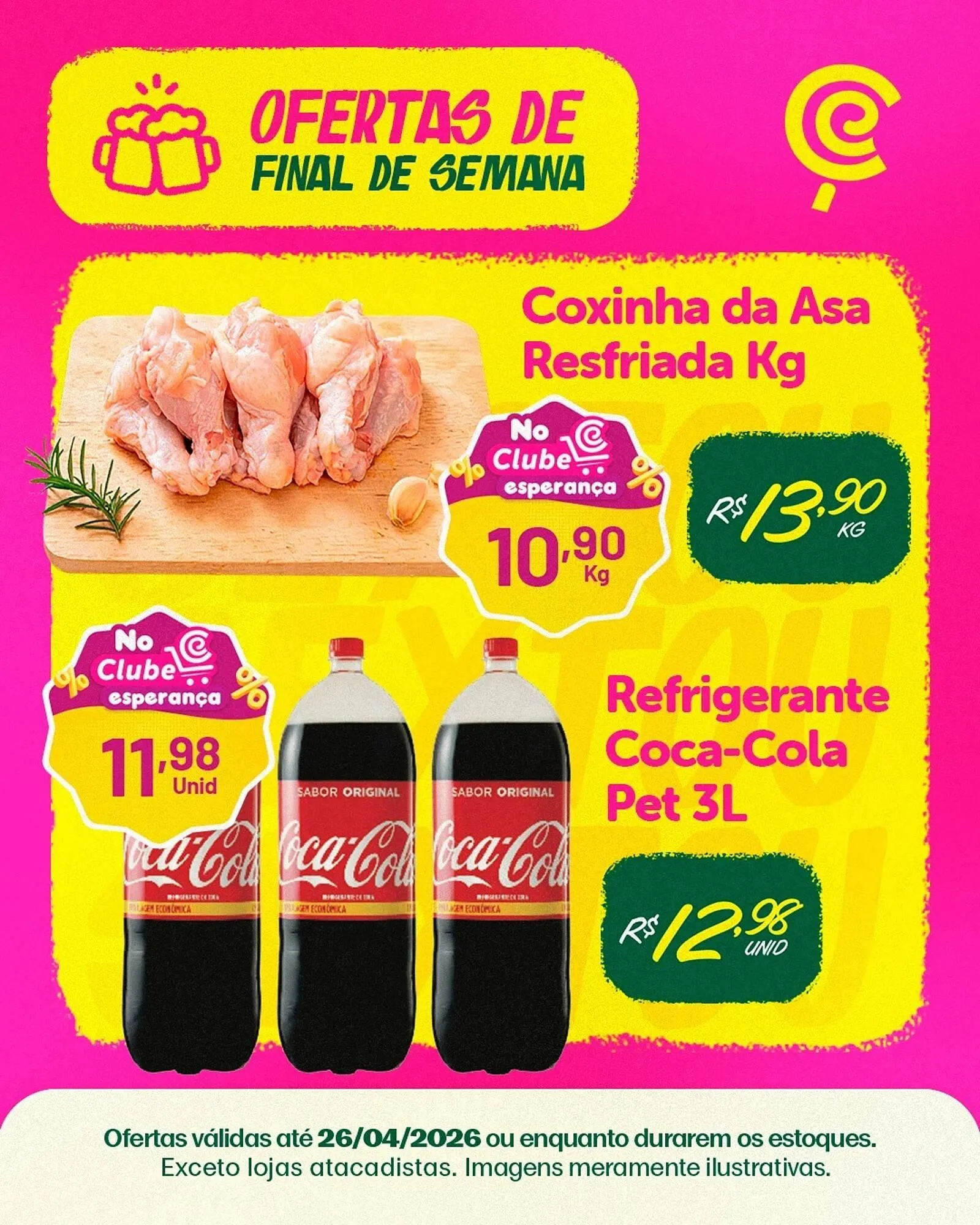 Encarte de Folheto Comercial Esperança 24 de abril até 26 de abril 2026 - Pagina 1