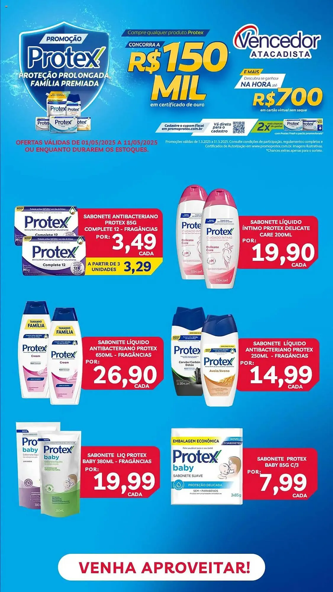 Encarte de Catálogo Vencedor Atacadista 1 de maio até 11 de maio 2025 - Pagina 1
