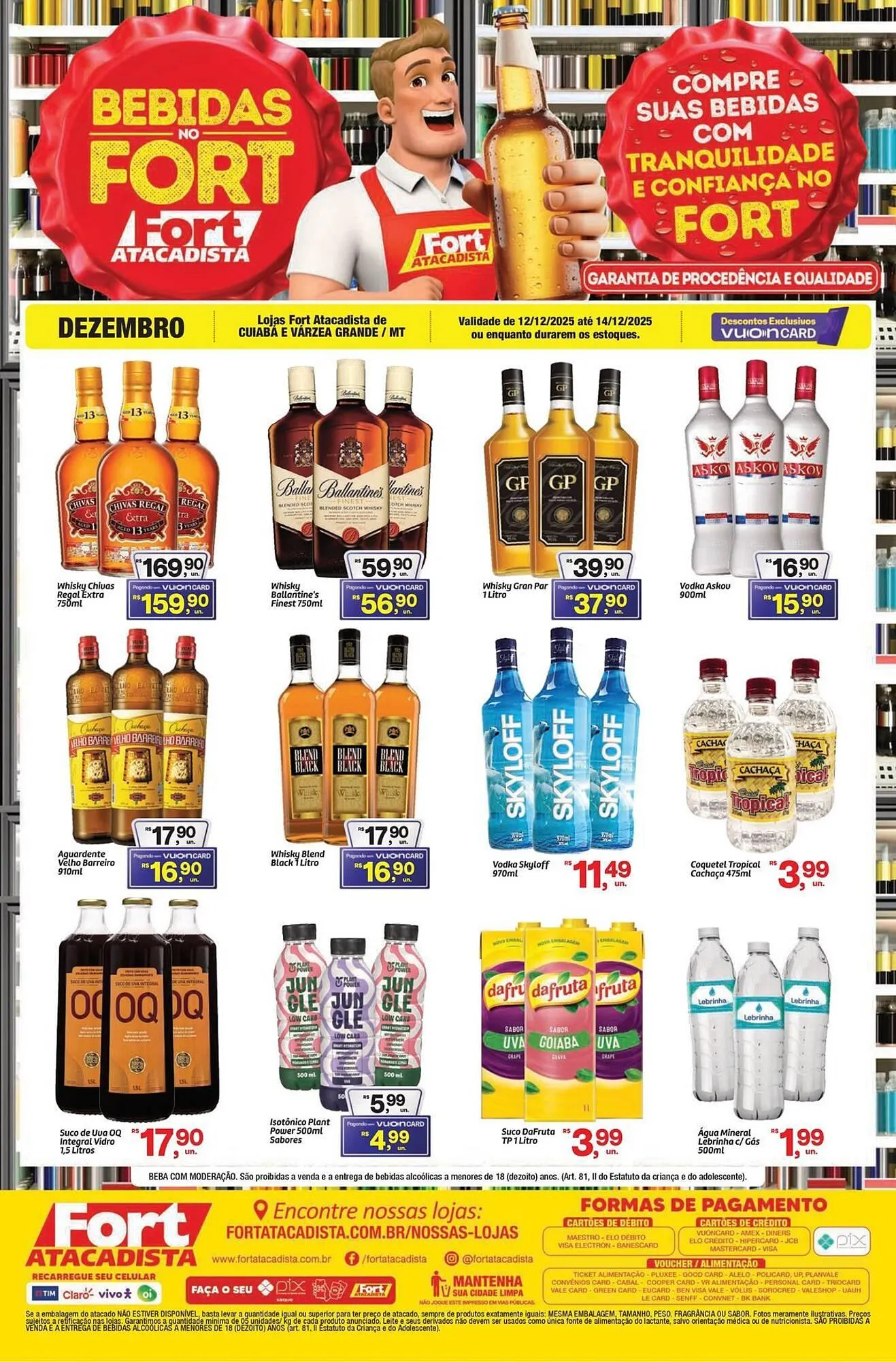 Encarte de Tabloide Fort Atacadista 12 de dezembro até 14 de dezembro 2025 - Pagina 1