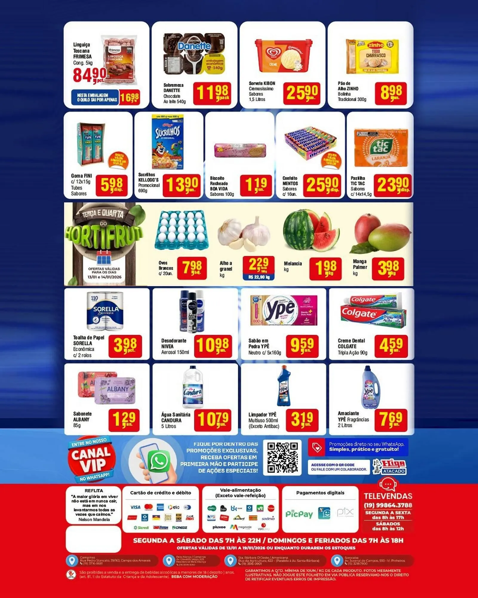 Encarte de Folheto Higa Atacado 13 de janeiro até 19 de janeiro 2026 - Pagina 2