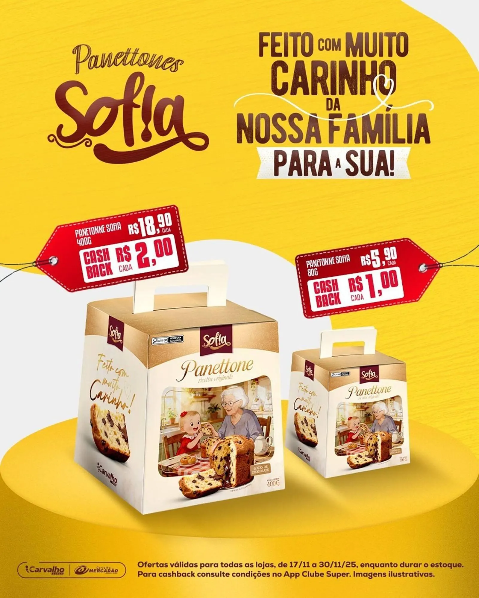 Encarte de Catálogo Carvalho Supermercado 17 de novembro até 30 de novembro 2025 - Pagina 1