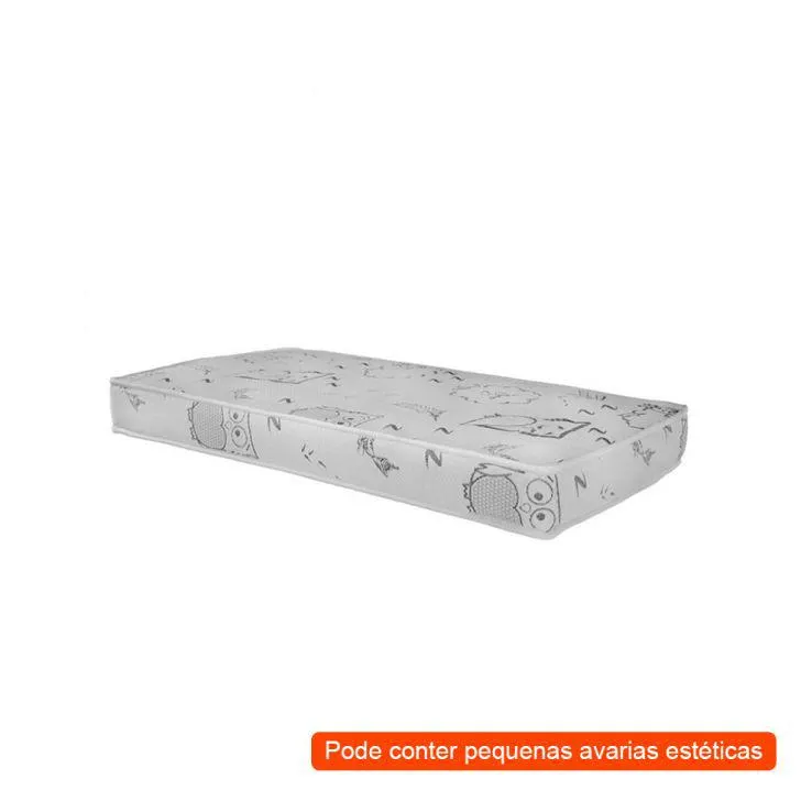 [OUTLET] Colchão Infantil de Espuma D18 Baby I (12x60x130) Branco