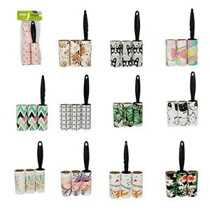 Kit Rolo Tira Pelo Bem Simples Com Cabo Sortido 3 Peças 4.5x4.5x22.2cm B0229-bee