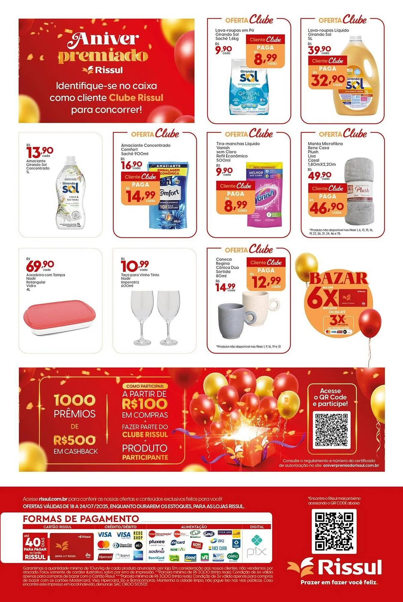Encarte de Catálogo Supper Rissul 18 de julho até 19 de julho 2025 - Pagina 9