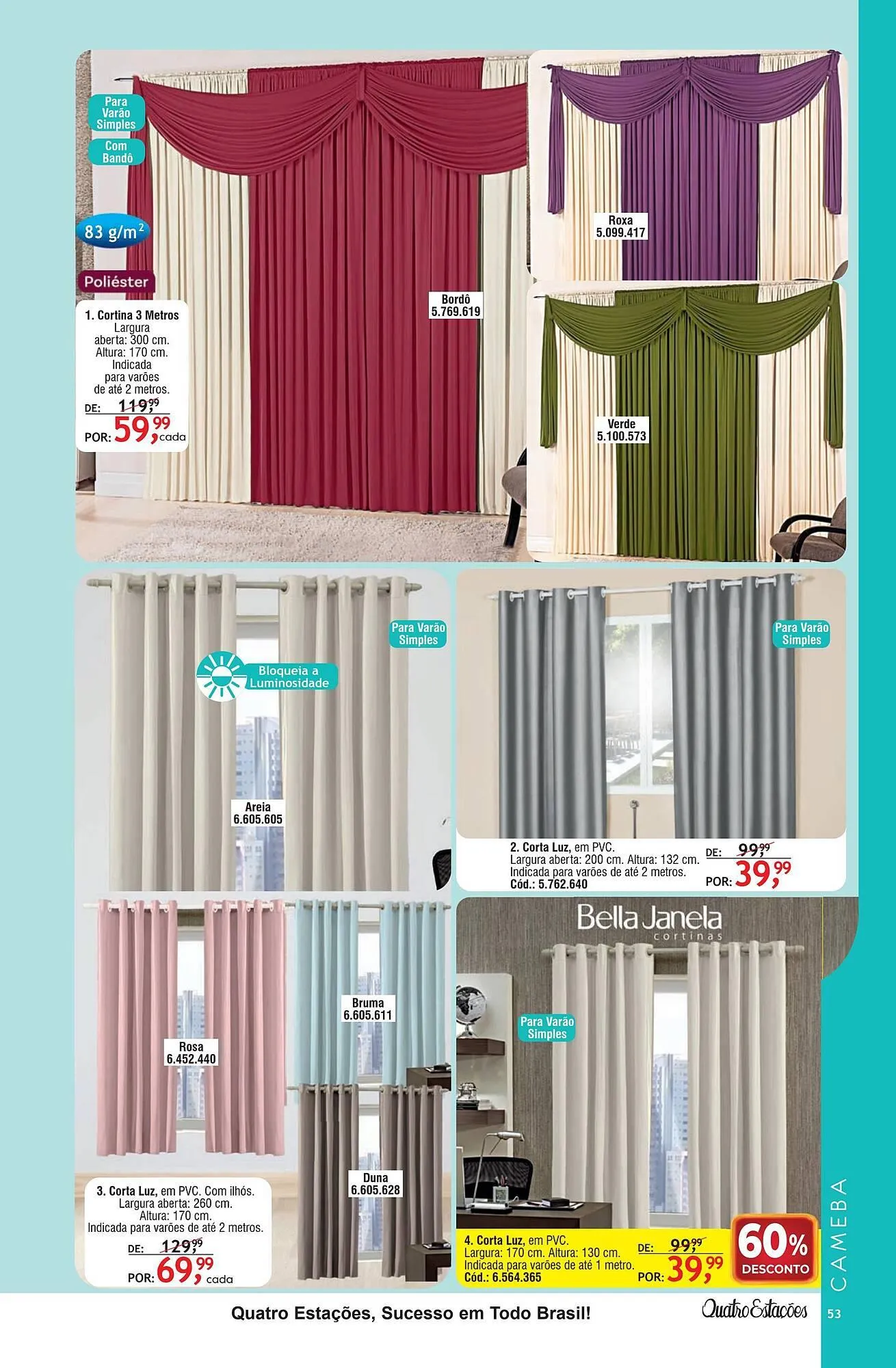 Encarte de Revista Quatro Estações 30 de março até 7 de julho 2026 - Pagina 49