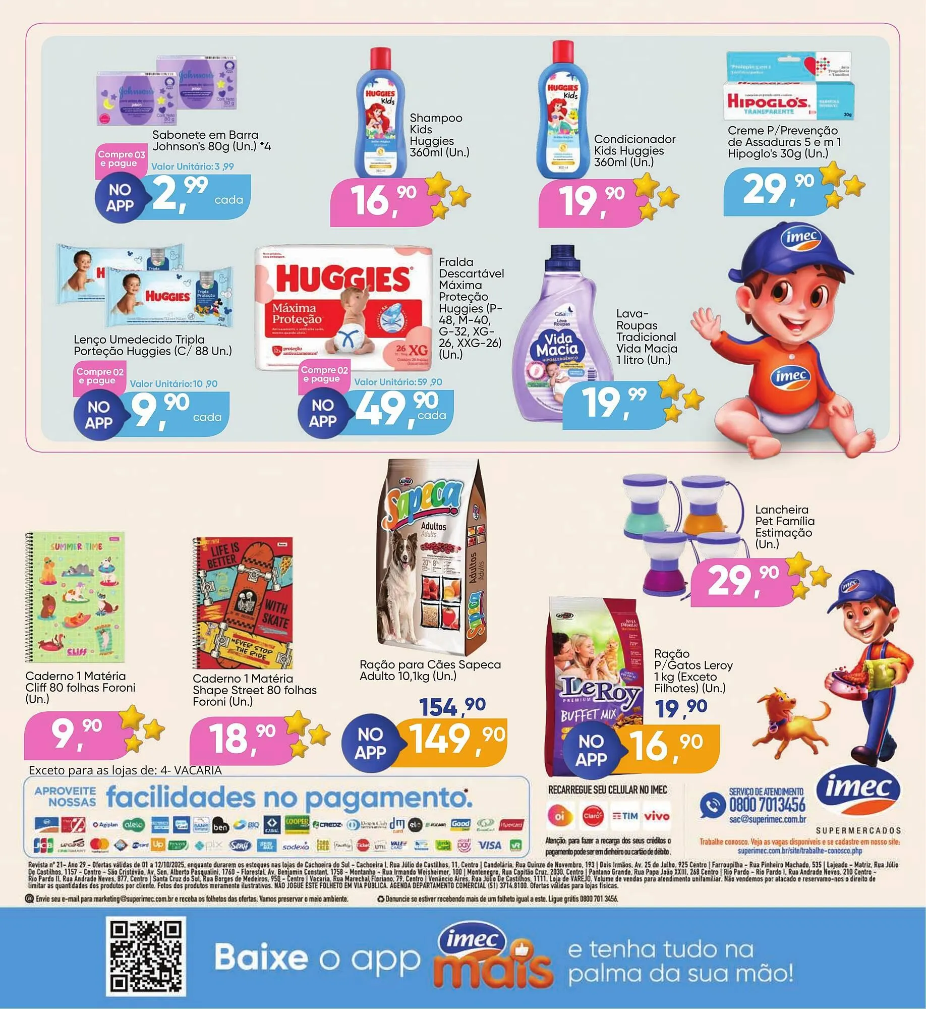 Encarte de Catálogo Imec Supermercados 2 de outubro até 12 de outubro 2025 - Pagina 12