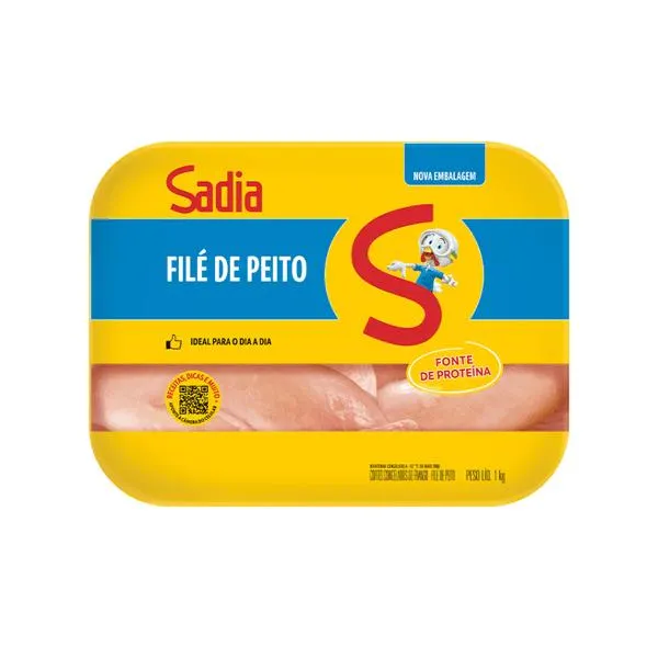 Filé de Peito de Frango Sadia Bandeja 1kg