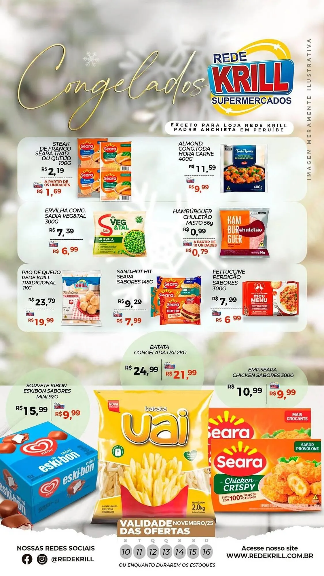 Encarte de Folheto Rede Krill 10 de novembro até 16 de novembro 2025 - Pagina 1