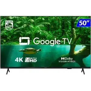 Smart TV Philips 50" 4K UHD Wi-Fi Android Comando de Voz 50PUG7408/78