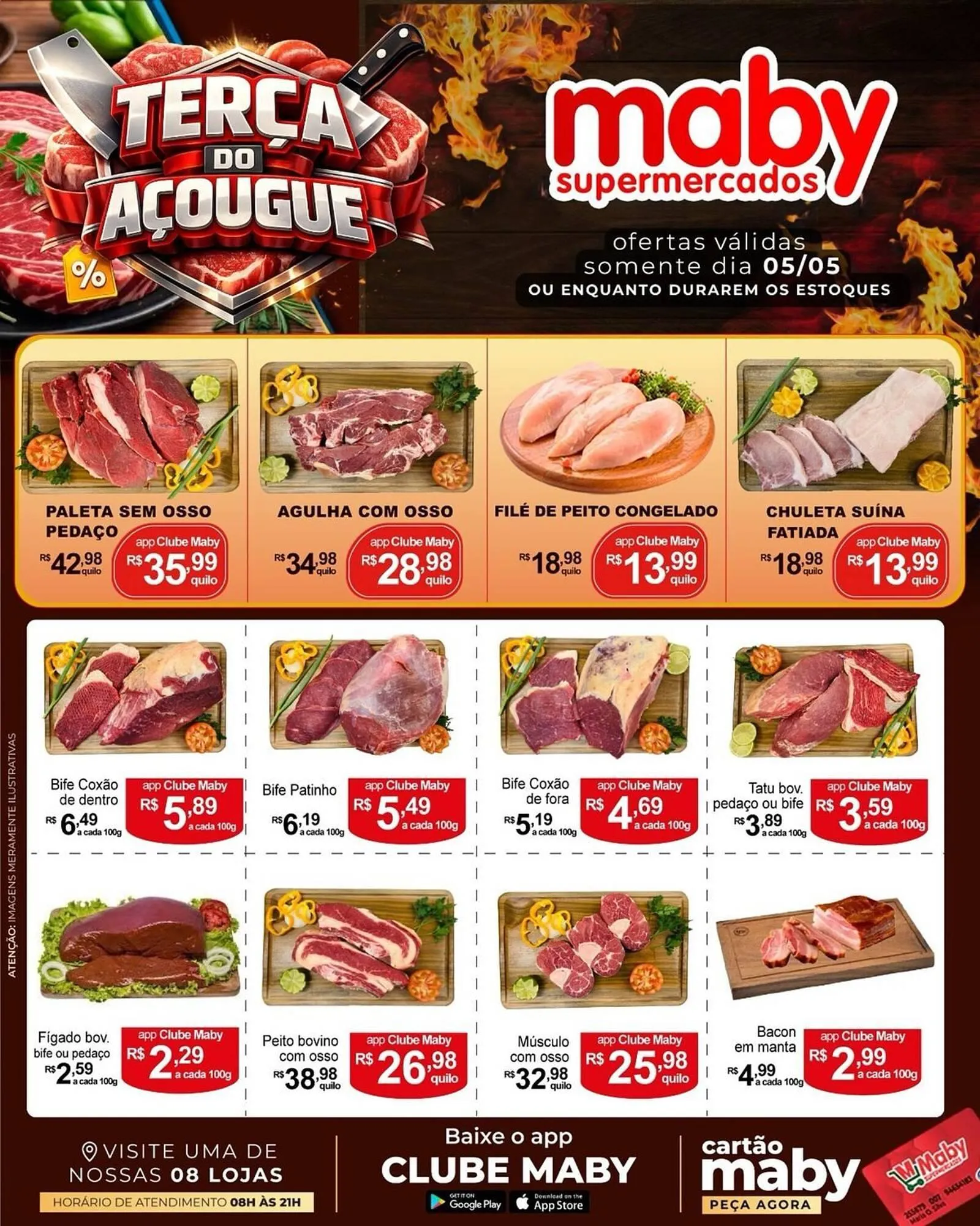 Encarte de Catálogo Maby Supermercados 5 de maio até 5 de maio 2026 - Pagina 1