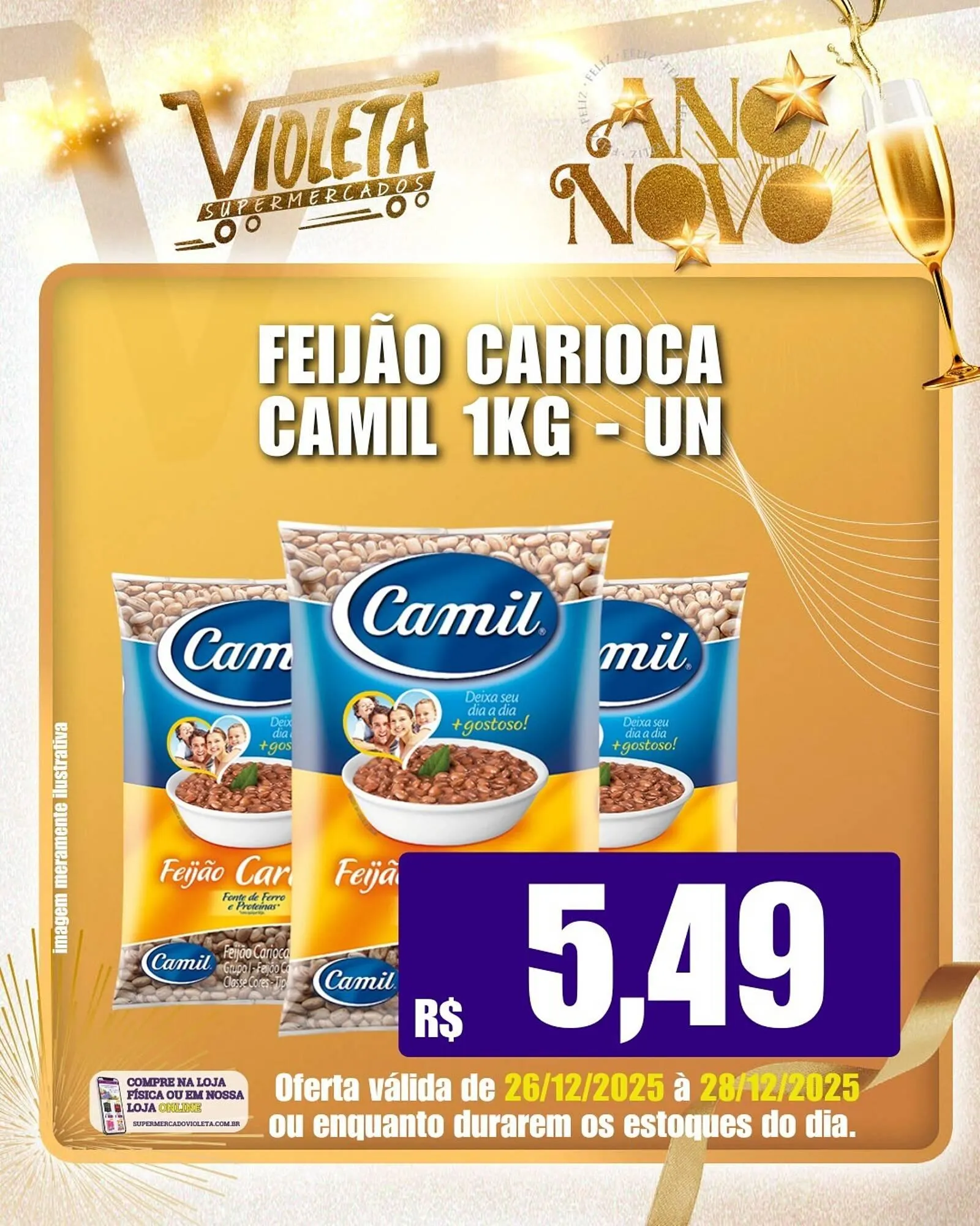 Encarte de Catálogo Violeta Supermercados 26 de dezembro até 28 de dezembro 2025 - Pagina 2