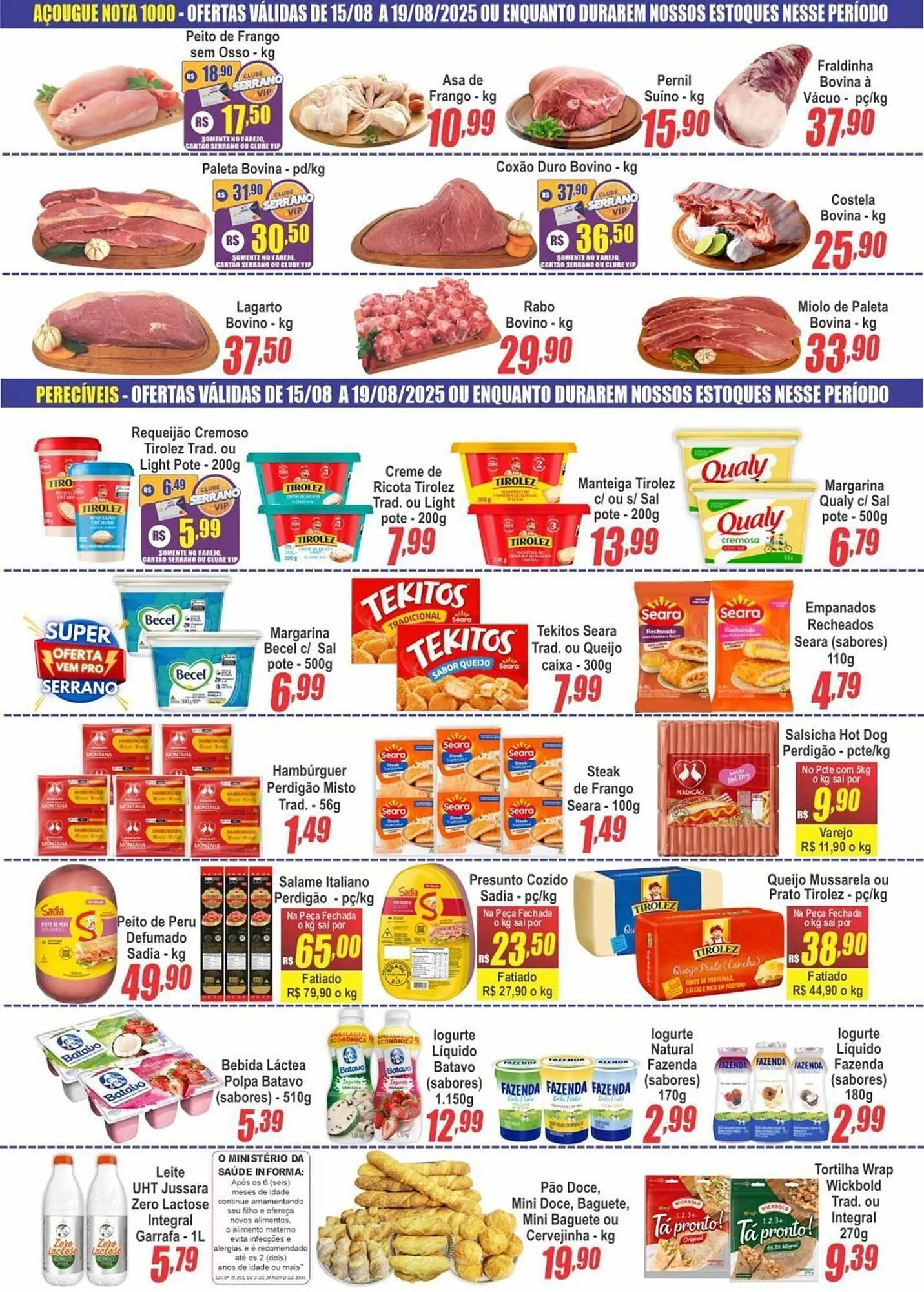 Encarte de Catálogo Serrano Supermercado 13 de agosto até 14 de agosto 2025 - Pagina 3