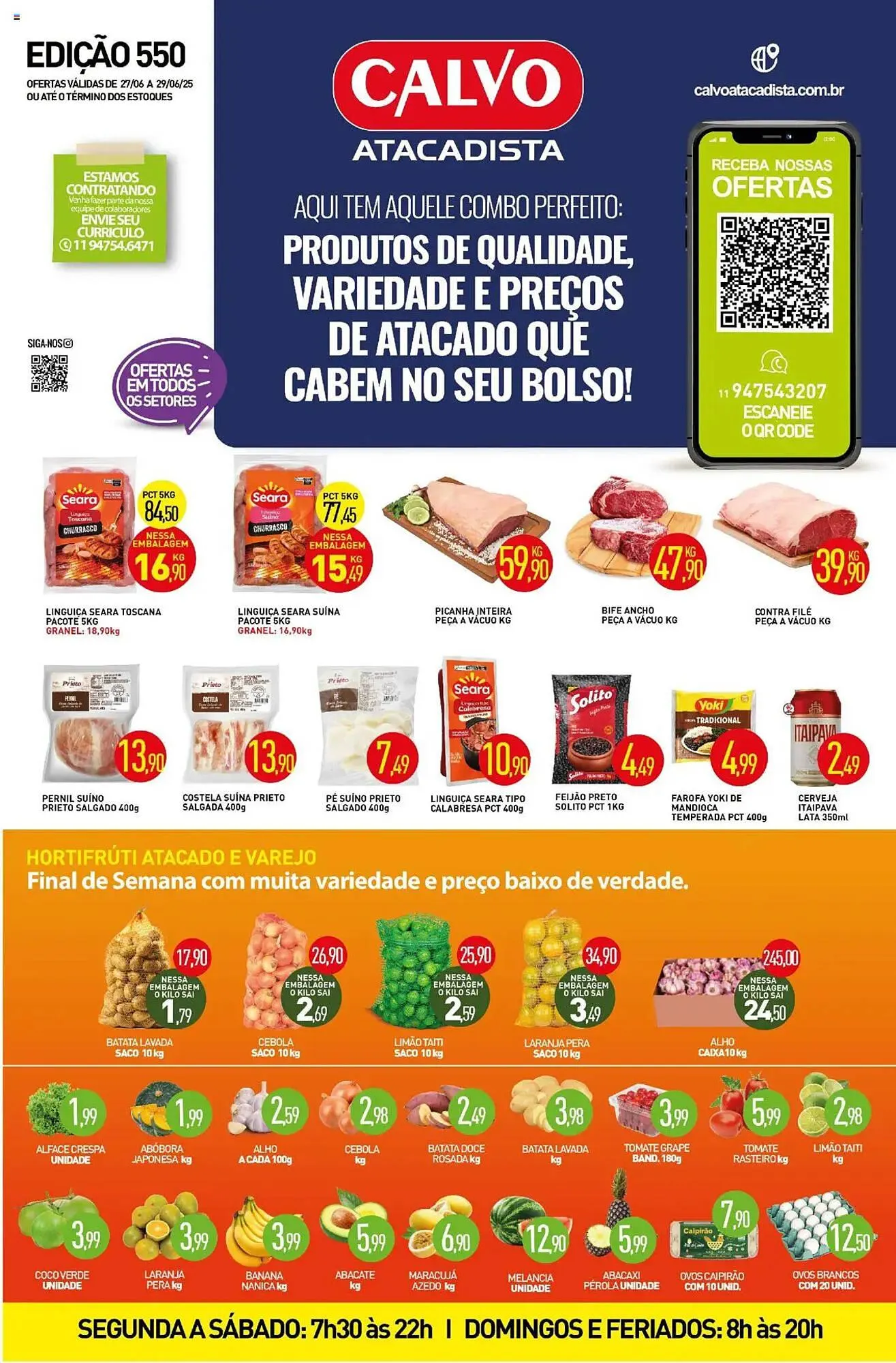 Encarte de Catálogo Calvo Atacadista 27 de junho até 29 de junho 2025 - Pagina 1