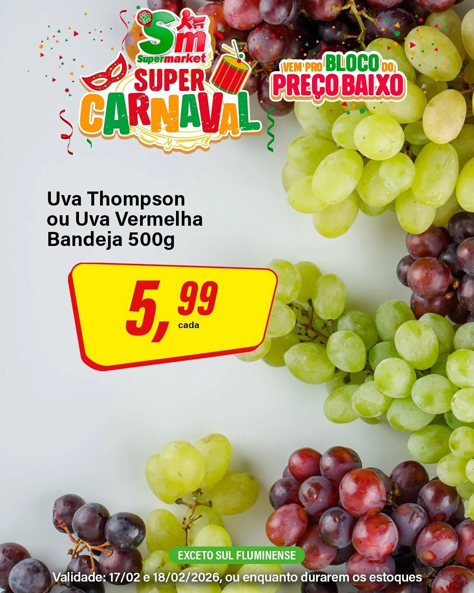 Encarte de Encarte Rede Supermarket 17 de fevereiro até 18 de fevereiro 2026 - Pagina 3