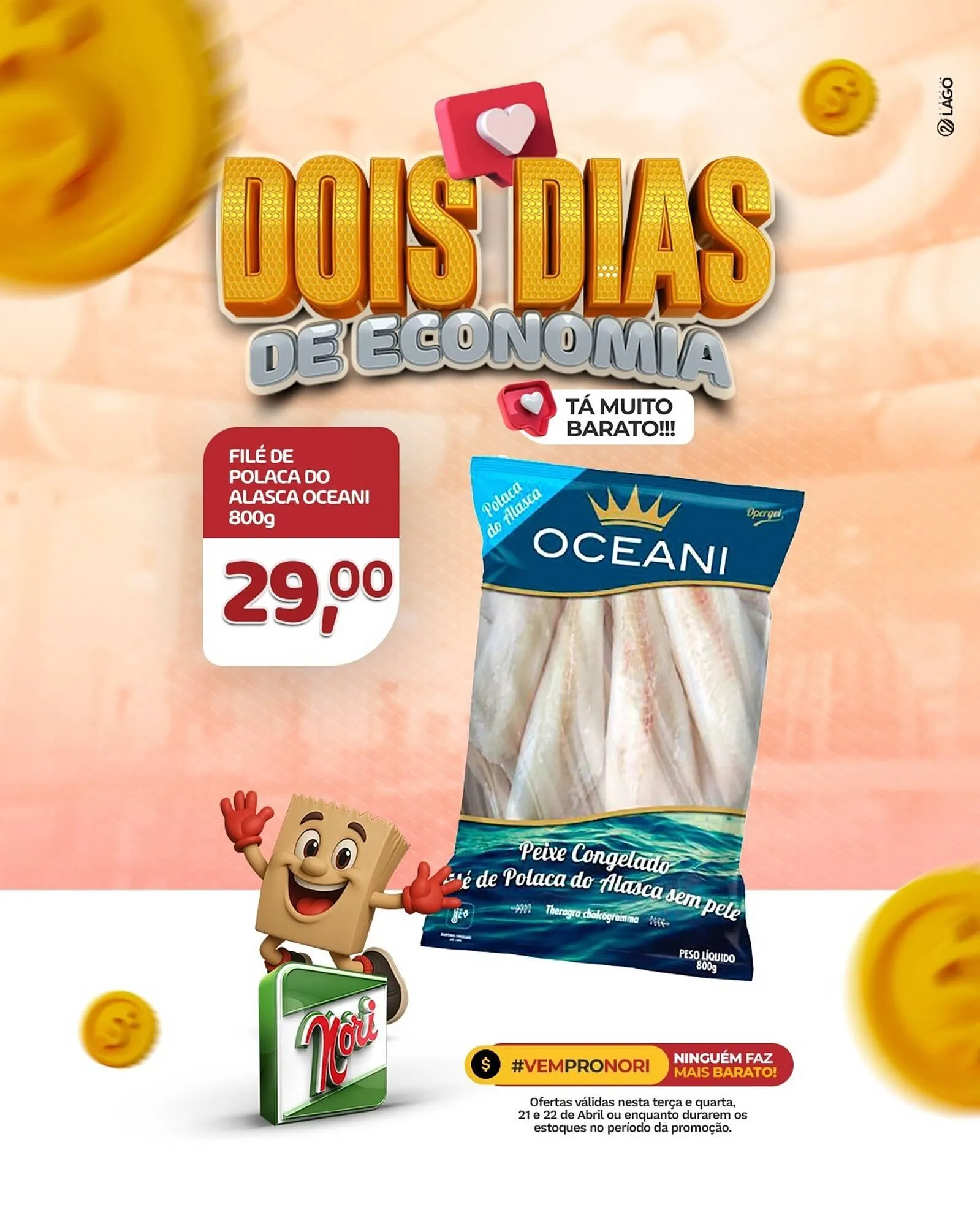 Encarte de Catálogo Supermercados Nori 21 de abril até 22 de abril 2026 - Pagina 3