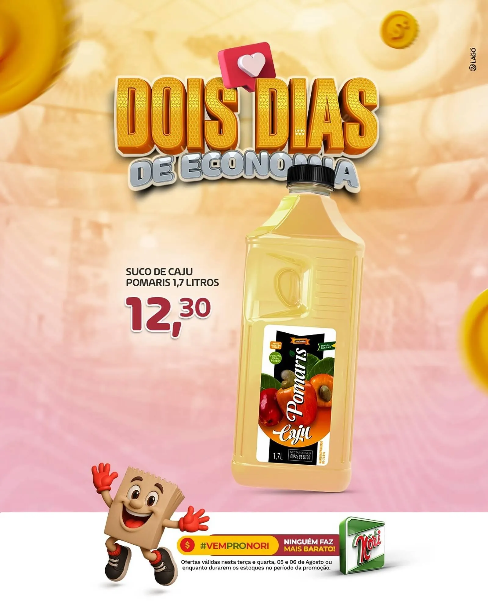 Encarte de Catálogo Supermercados Nori 5 de agosto até 6 de agosto 2025 - Pagina 2