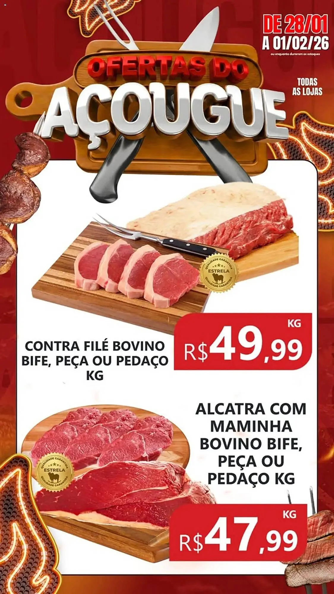 Encarte de Folheto Supermercado Estrela Azul 28 de janeiro até 1 de fevereiro 2026 - Pagina 2