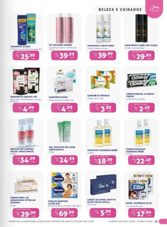 Encarte de Oferta Especial  4 de junho até 30 de junho 2024 - Pagina 19