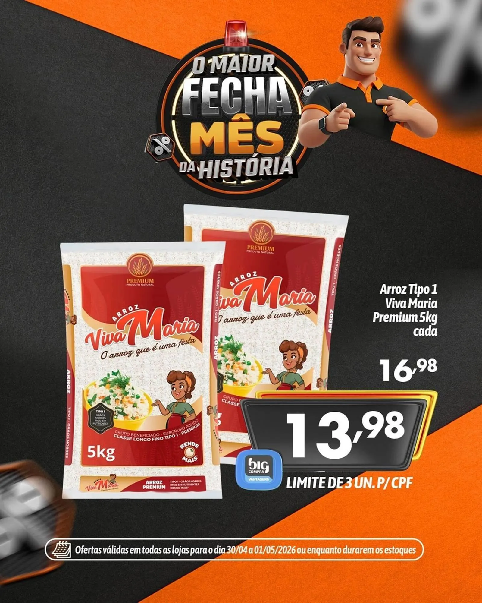 Encarte de Catálogo Supermercados Big Compra 30 de abril até 1 de maio 2026 - Pagina 1