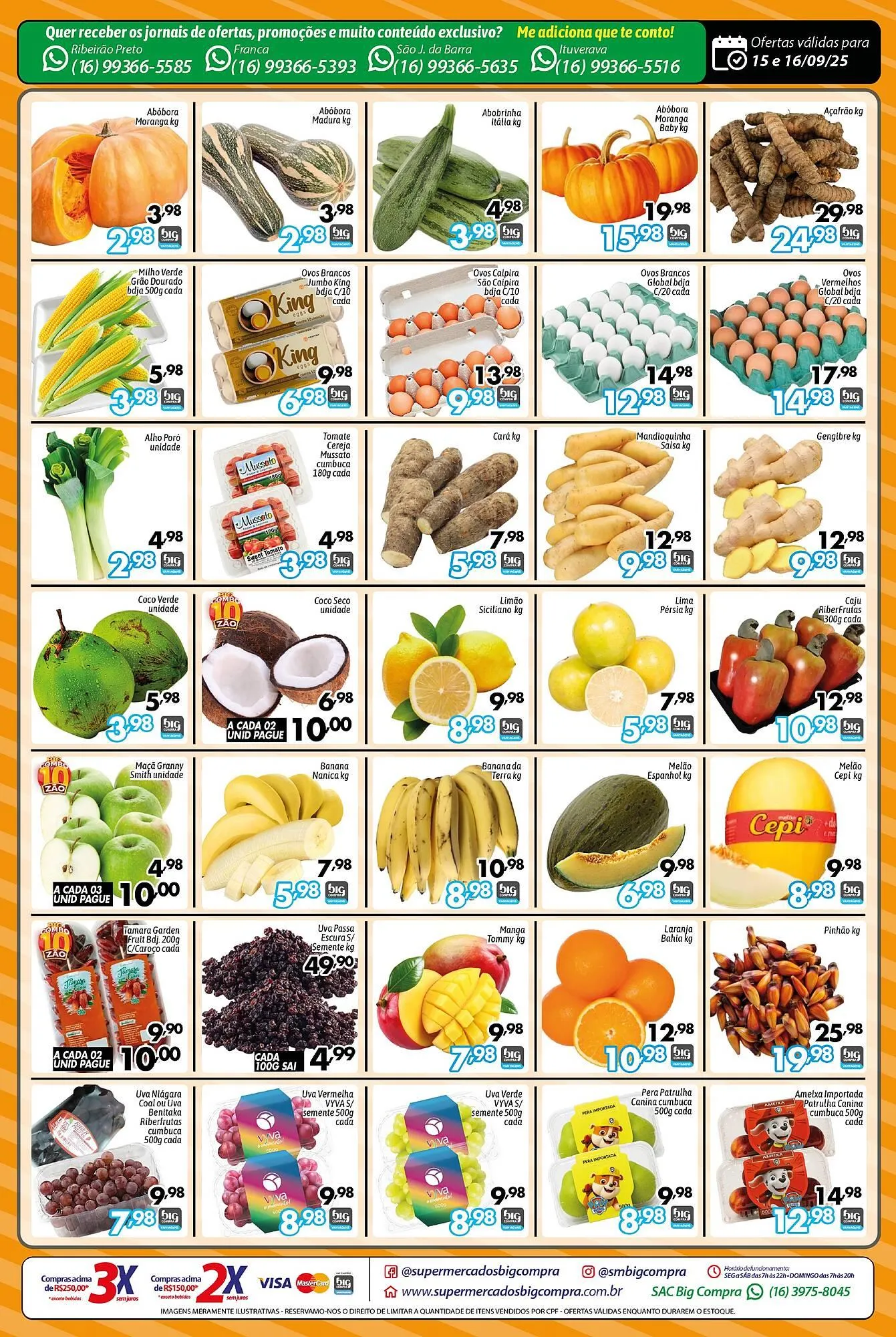 Encarte de Catálogo Supermercados Big Compra 15 de setembro até 16 de setembro 2025 - Pagina 2