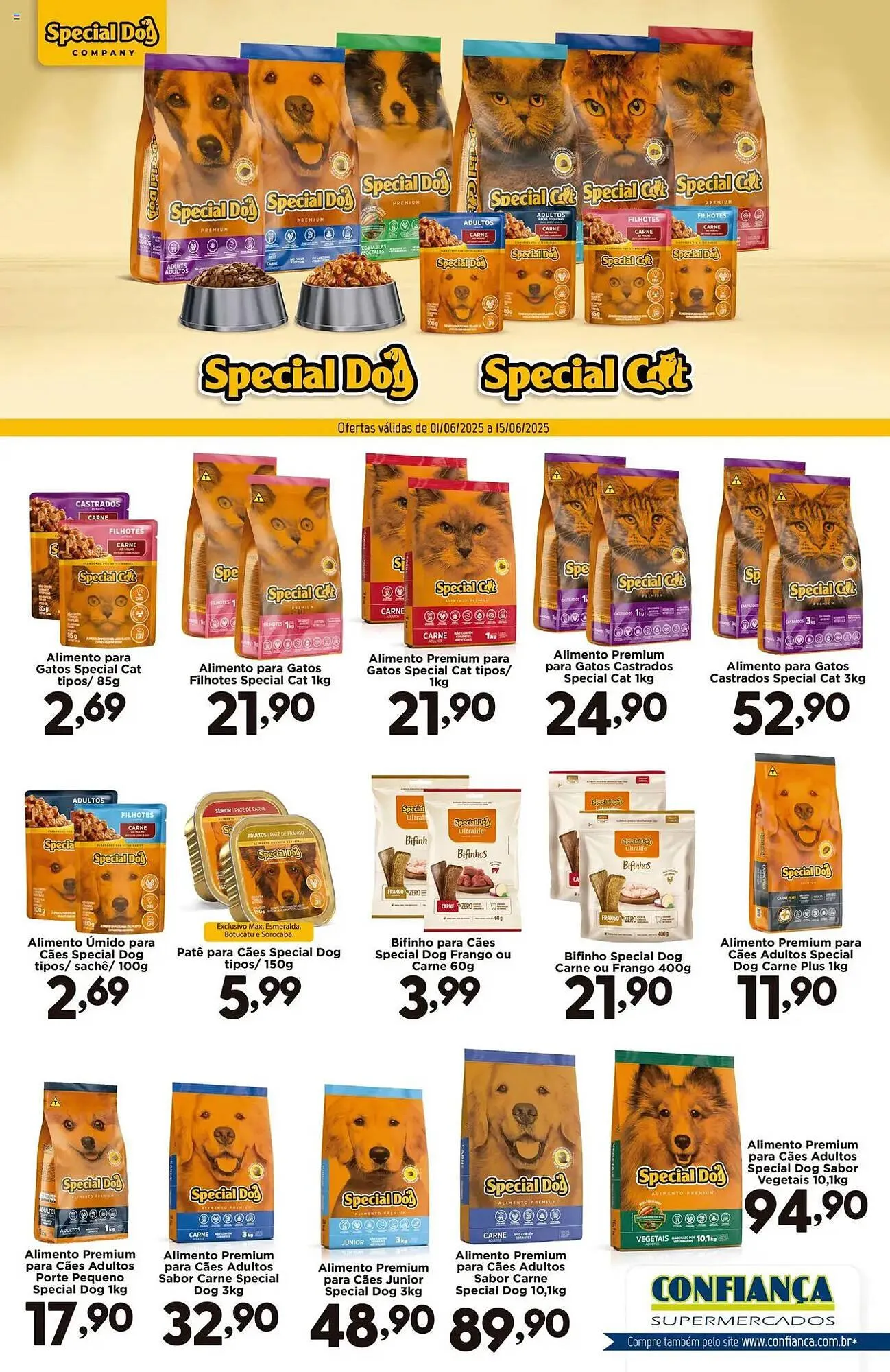 Encarte de Catálogo Confiança Supermercados 1 de junho até 15 de junho 2025 - Pagina 1