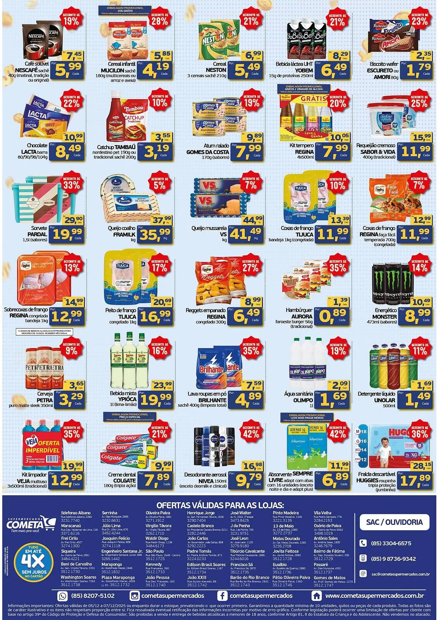 Encarte de Encarte Cometa Supermercados 5 de dezembro até 7 de dezembro 2025 - Pagina 2