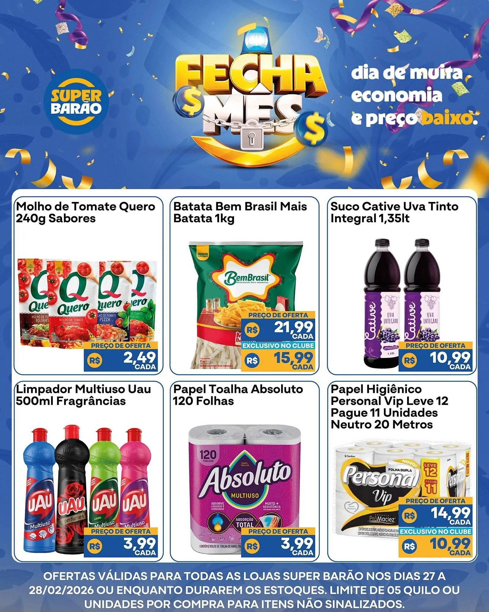 Encarte de Catálogo Super Barão 27 de fevereiro até 28 de fevereiro 2026 - Pagina 3