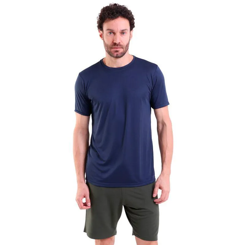 Camiseta Masculina Manga Curta Basic Trendz Azul Marinho