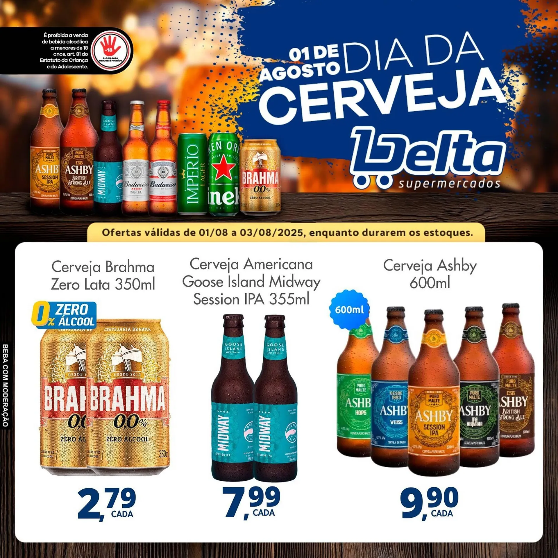 Encarte de Catálogo Delta Supermercados 1 de agosto até 3 de agosto 2025 - Pagina 2