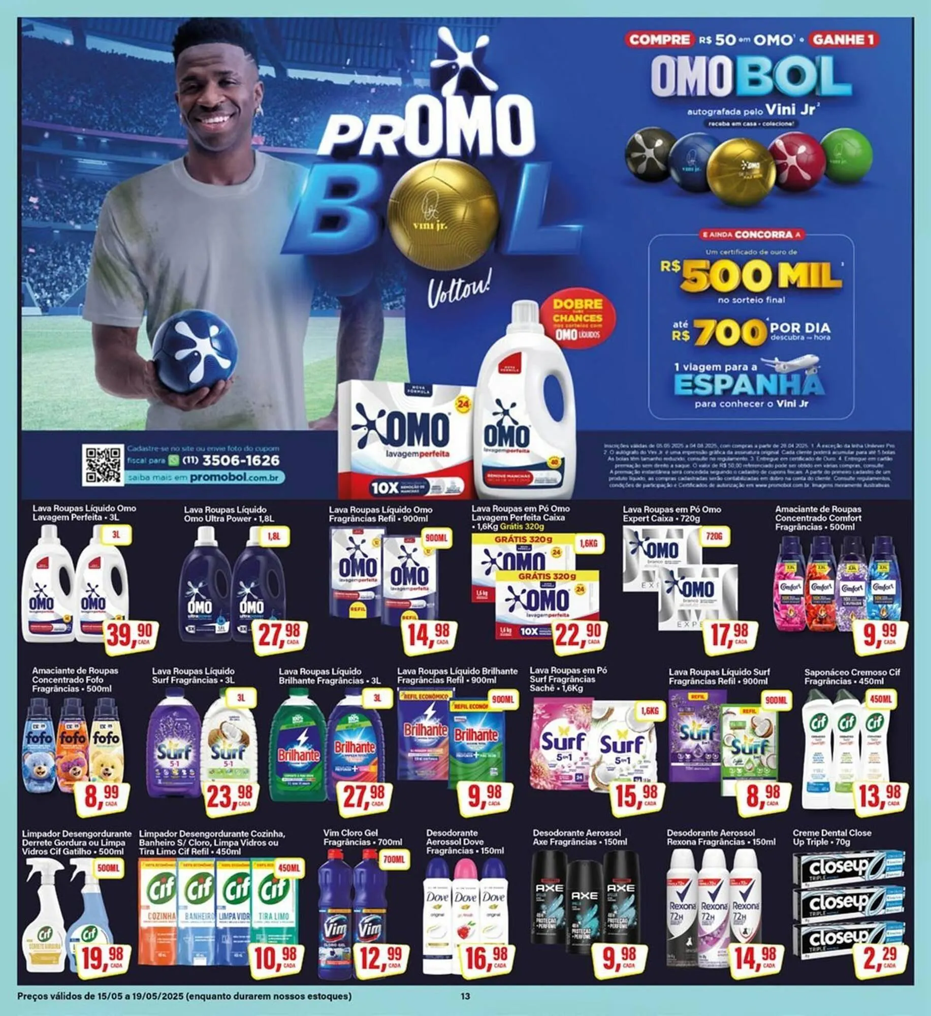 Encarte de Catálogo Rede Supermarket 15 de maio até 19 de maio 2025 - Pagina 13