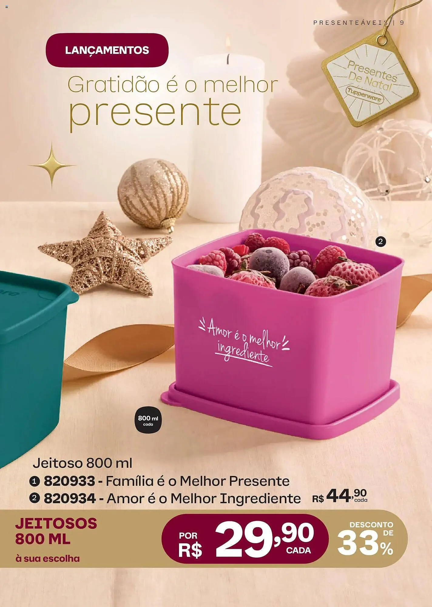 Encarte de Catálogo Tupperware 1 de dezembro até 1 de janeiro 2026 - Pagina 9